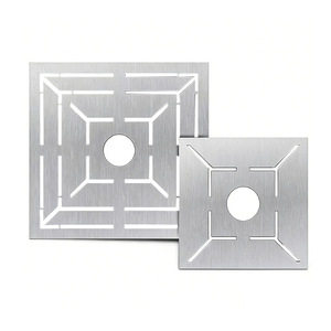 Regla de drenaje de acero inoxidable en forma de U, herramienta universal para colocación de azulejos y perforación, accesorio de construcción - Product Image 1