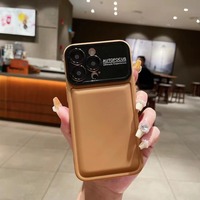 Étui de téléphone portable en cuir TPU couleur originale avec grande protection d'objectif pour iPhone 11 12 13 14 15 16 17 18 Pro Max