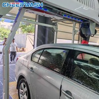 Machine de lavage de voitures automatique sans contact Cheerwash, facile à entretenir et pratique, adaptée aux entreprises de location de voitures.