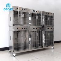 OSCAT EC-3C Veterinär medizinische Ausrüstung Haustier Sauerstoff käfig mit integraler warmer Laterne Haustier medizinische Ausrüstung Veterinär ausrüstung