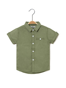 Nouvelle <span class=keywords><strong>chemise</strong></span> pour garçon 2026 LY – Vente en gros de chemises courtes en coton pour bébés et enfants - Product Image 4
