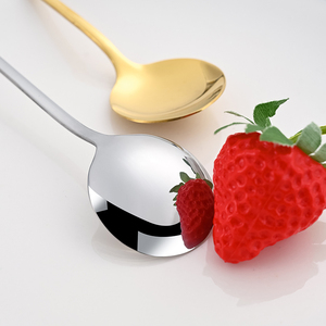 Bộ thìa titan mạ vàng nhiều màu JYCYX, thìa thép không gỉ cán dài, dùng cho trà, cà phê, kem - Product Image 4