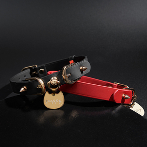 Cổ áo đi kèm với một dây xích có thể tháo rời, trò chơi nhập vai dành cho người lớn, cổ áo màu tím bdsm, Trừng Phạt, Thống Trị - Product Image 4