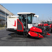 Moissonneuse-batteuse agricole XR730 à chenilles avant et arrière pour une récolte efficace du blé, du riz et du maïs