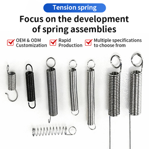 Custom Size Small Large Heavy Duty Extension Tension <strong>Spring</strong> Carbon Stainless Steel Dual Hook Coil <strong>Springs</strong> For Industrial Machine - Product Image 2