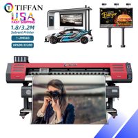 Impresora de Sublimación de Alta Velocidad con Tinta Eco Solvente y Plotter de Corte de 1.6m, 1.8m, 3.2m para Pancartas, Vinilos y Vinilo de Visión Unidireccional