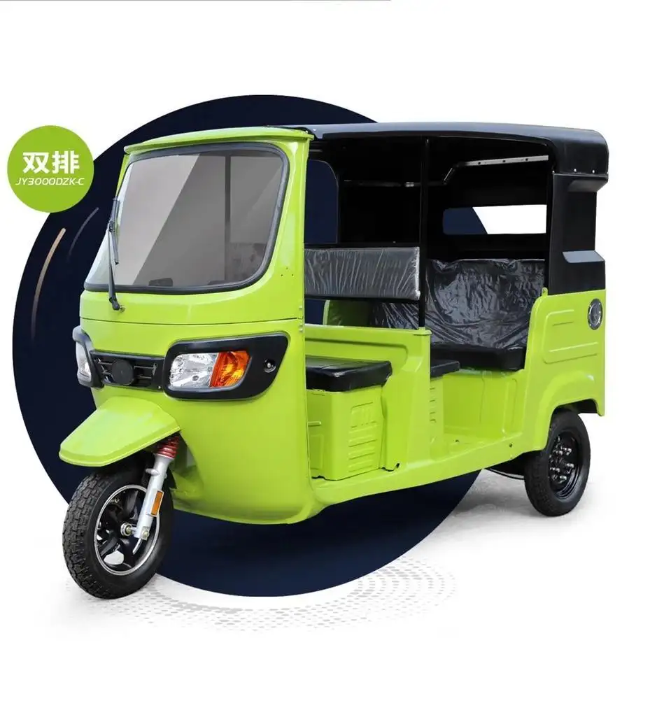 3000W Tvs Motor Driewieler Gemeenschappelijk Voor Passagier 3 Wiel Elektrische Fiets Keke Bajaj Elektrische Driewieler Voor Afrika