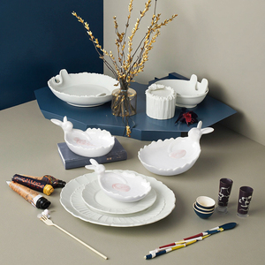 Plato Decorativo <span class=keywords><strong>de</strong></span> <span class=keywords><strong>Porcelana</strong></span> con Diseño <span class=keywords><strong>de</strong></span> Conejo <span class=keywords><strong>de</strong></span> Pascua, <span class=keywords><strong>Huevo</strong></span> y Zanahoria, para Decoración <span class=keywords><strong>de</strong></span> Mesa, Hogar, Acción <span class=keywords><strong>de</strong></span> Gracias, Ramadán, Navidad, San Valentín - Product Image 2
