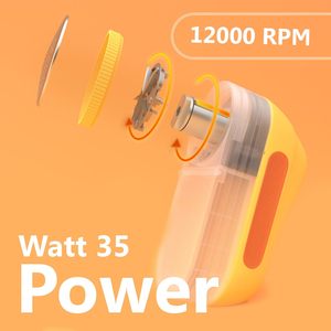 Pencukur Bulu Pakaian & Perabotan Portabel 35W, Dapat Diisi Ulang, Bahan Plastik, Penghilang Bulu Halus & Serat Besar, Elektrik - Product Image 1