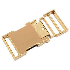 أبازيم جانبية نحاسية للحزام مقاس 38 مم بالجملة، شعار مخصص، معدن ذهبي متين خالٍ من النيكل، إكسسوارات خاصة للحقائب - Product Image 3