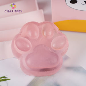 Succsion Body Cleansing <span class=keywords><strong>Savon</strong></span> pour animaux de compagnie au parfum de pêche de bonne qualité en forme de patte de <span class=keywords><strong>chat</strong></span> mignon - Product Image 5