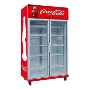 Réfrigérateur vertical à porte vitrée pour boissons de magasin de proximité, sans givre, refroidissement direct par ventilateur, refroidisseur de boissons, réfrigérateur à bière - Product Image 5