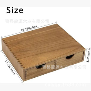 Wooden coffee capsule drawer organizer, coffee machine base, desktop stand, household <b>tea</b> <b>set</b> storage box - Product Image 1