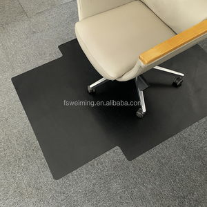 Tapis <span class=keywords><strong>de</strong></span> <span class=keywords><strong>chaise</strong></span> personnalisé noir gaufré, tapis <span class=keywords><strong>de</strong></span> sol <span class=keywords><strong>pour</strong></span> <span class=keywords><strong>bureau</strong></span> à domicile, protection en PVC <span class=keywords><strong>pour</strong></span> ordinateur - Product Image 3