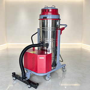 Aspirateur à batterie de grande capacité 100L, extracteur de poussière industriel portable avec filtre HEPA pour le travail du bois et des métaux - Product Image 5
