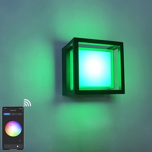 Lumind Tường Ngoài Trời Đèn <span class=keywords><strong>wifi</strong></span> thông minh IP65 tuya App thông minh <span class=keywords><strong>RGB</strong></span> Tường Đèn ngoài trời nhôm chống thấm nước đèn - Product Image 5