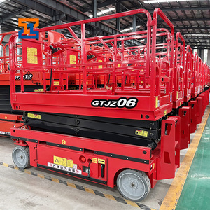 4-12M CE giấy chứng nhận người đàn ông nâng thang 220V Điện giàn giáo DC Scissor Lift manlift 12M - Product Image 5