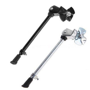 Béquille de vélo en acier noir et argent, support central pour VTT, support de stationnement - Product Image 1