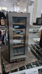 NE-401-12 Touch Control Compressor Wine Cooler 20 Bottles 68L Built-in Wine Fridge <b>for</b> <b>Kitchen</b> Home Bar - Product Image 3