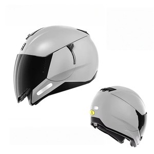 Casque de moto BAX certifié DOT en ABS <span class=keywords><strong>3</strong></span>/4 demi-face, double visière, unisexe, pour scooter coréen, avec fentes pour les oreilles, toutes saisons - Product Image 3