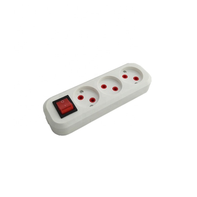 3 Way Socket With Switch