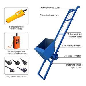 Elevador de Cable Eléctrico Móvil de Bajo Precio con Control Remoto, Construcción Metálica, Capacidad de 0.5 Toneladas, Velocidad de 10m/min - Product Image 1