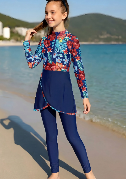 Red and navy