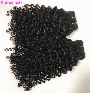 Patiya Hair Company Paquetes de cabello rizado birmano crudo 12a Cabello humano virgen indio sin procesar Doble trama 28 pulgadas Rizo birmano - Product Image 4