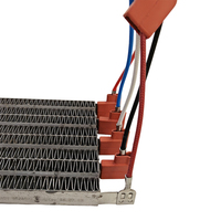 Chauffe-air haute capacité Longkey à surface céramique écoénergétique, à ailettes ondulées, PTC, compatibilité multi-tension, garantie 1 an