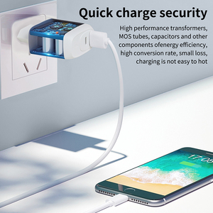 Personalizar logotipo EE. UU. UE 20W EE. UU. Enchufe PD <span class=keywords><strong>USB</strong></span> <span class=keywords><strong>C</strong></span> Puerto dual <span class=keywords><strong>USB</strong></span> Cargador de pared Tipo <span class=keywords><strong>C</strong></span> Pd20w Cargador rápido - Product Image 2