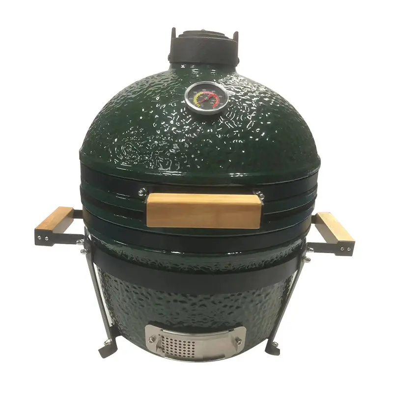 Outdoor Egg Ceramic Kamado Charcoal BBQ Grill Green Factory Price