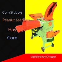 Broyeur à marteaux combiné 3-en-1 pour ensilage et fourrage, machine à couper la paille et la herbe