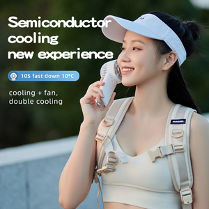 <span class=keywords><strong>Mini</strong></span> <span class=keywords><strong>ventilador</strong></span> portátil, <span class=keywords><strong>aire</strong></span> <span class=keywords><strong>acondicionado</strong></span>, batería <span class=keywords><strong>de</strong></span> 4000mAh, <span class=keywords><strong>ventilador</strong></span> <span class=keywords><strong>de</strong></span> mano <span class=keywords><strong>de</strong></span> refrigeración por compresa fría recargable inalámbrica - Product Image 4