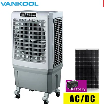 solar AC DC anion function air coolers evaporative air climatizadores ac climatiseur portable airconditioner cooler