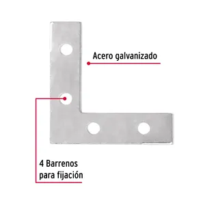 Master con 72 unidades Bolsa con 24 soportes de esquina planos 2 'x 2', FIERO - Product Image 2