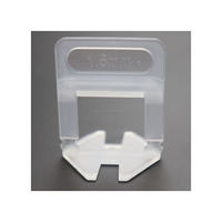 Cales et clips durables de 1,5 mm, 2 mm, 3 mm pour système de nivellement de carreaux en plastique moderne pour appartements