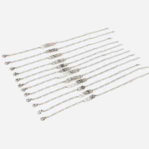 Pulseras de Acero Inoxidable Personalizadas de Fábrica al por Mayor, Chapadas en <span class=keywords><strong>Oro</strong></span> de 18K, con Dijes de Signos del Zodiaco para Mujeres y Hombres - Product Image 2