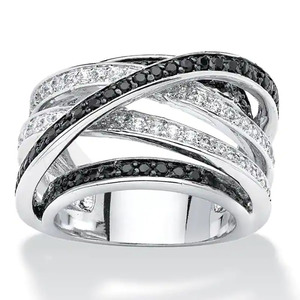 Anello a strati con zirconi, grado AAA, gioiello di lusso minimalista da donna, anello di tendenza, regalo chic - Product Image 1