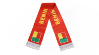 Nouveau produit Écharpes caractéristiques du BÉNIN pour les fans et les clubs de supporters, écharpes personnalisées