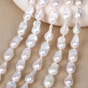 Collar de Perlas de Agua Dulce Barrocas al por Mayor, Aurora Alien, Luz Intensa, Cola de Pez, Sirena, Cuentas de Joyería DIY, Perlas Naturales de Agua Dulce - Product Image 3