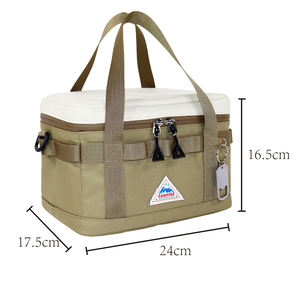 Nouvelle glacière de camping moderne 18L, en tissu Oxford imperméable, écologique, pliable, pour le stockage des aliments et l'utilisation en extérieur - Product Image 5