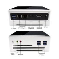 Puissant ordinateur de bureau Intel Core i7-1065G7 4 cœurs 8 fils sans ventilateur de refroidissement Mini PC