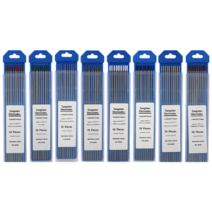TRUSOXIN 10 piezas 2.0x175mm Sistema Panchromático Electrodo de Tungsteno Aguja de Tungsteno para Soldadura TIG 130-220A - Product Image 1
