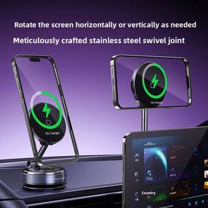 X323 Boneruy X68w Mobile Phone Holder Vacuum Adsorption Car Navigation Bracket Suction Cup Bracket <b>Stand</b> for Desk or Car Use - Product Image 4