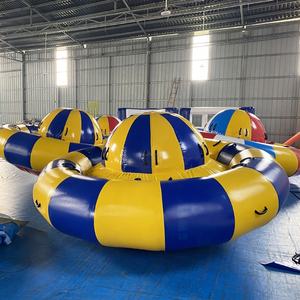 Jeux de parc aquatique de la meilleure qualité, <span class=keywords><strong>ski</strong></span> volant gonflable, bateau disco flottant remorquable avec pompe - Product Image 5