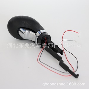 Chevrolet Led Manual Transmission <b>Shift</b> <b>Knob</b> Black Leather 5 6 Speed Gear Lever Ergonomic Design - Product Image 2