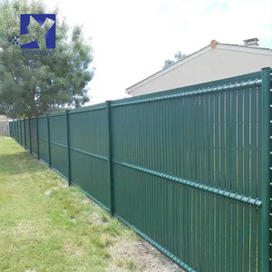 Clôture de jardin extérieure facile à assembler, panneau de clôture 3D imperméable et anti-UV avec <span class=keywords><strong>barre</strong></span> plate <span class=keywords><strong>en</strong></span> WPC pour clôture extérieure - Product Image 3