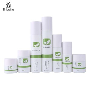 Juego de Botellas Cosméticas de Vidrio Blanco de Lujo de 30 ml, 50 ml y 100 ml, Envases Vacíos Personalizados para el Cuidado de la Piel con Bomba Pulverizadora para Tónico, Loción y Suero - Product Image 2