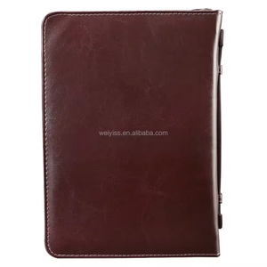 Funda Personalizada para <span class=keywords><strong>Biblia</strong></span> con Logo, Cubierta para Libro 100% Cuero PU, Bolso para <span class=keywords><strong>Biblia</strong></span> con Cierre - Product Image 3