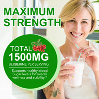 Acentiallabs Gouttes de berbérine végétaliennes Marque privée Cannelle de Ceylan Bio Suppléments liquides de berbérine pour le bien-être